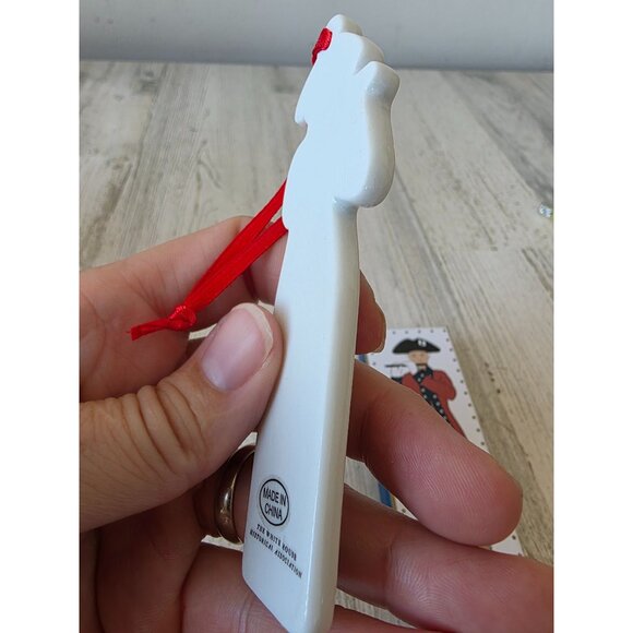 White House Fife musician porcelain ornament RARE Xmas drum corps army president - Picture 5 of 6